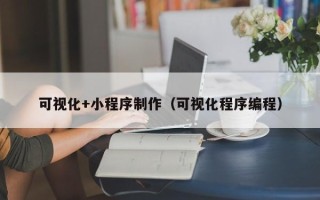 滨州可视化+小程序制作（可视化程序编程）